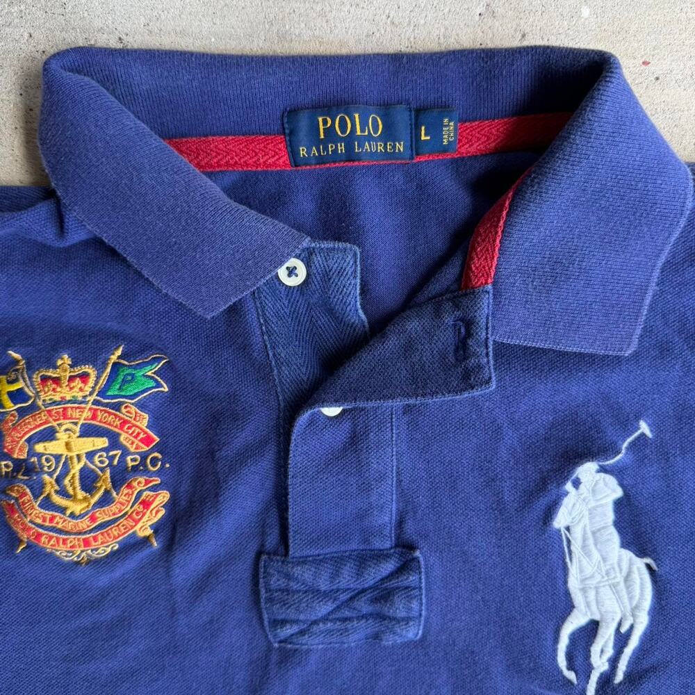 Ralph lauren navy blue polo - Picture 3 of 5